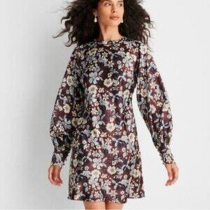 Floral Long Sleeve Dress Future Collective NWT Size 12